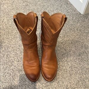 Tecovas Brown Leather Western Cowboy Boots